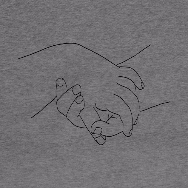 Picasso Line Art - Hands by shamila